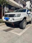 Volkswagen Amarok Auto Parts Steel Winch Bull Bar Front Bumper with Tire Carrier