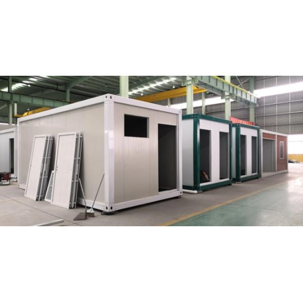 Elegant Economic Detachable Mobile Flat Pack Prefab House / Container House 2 Floor