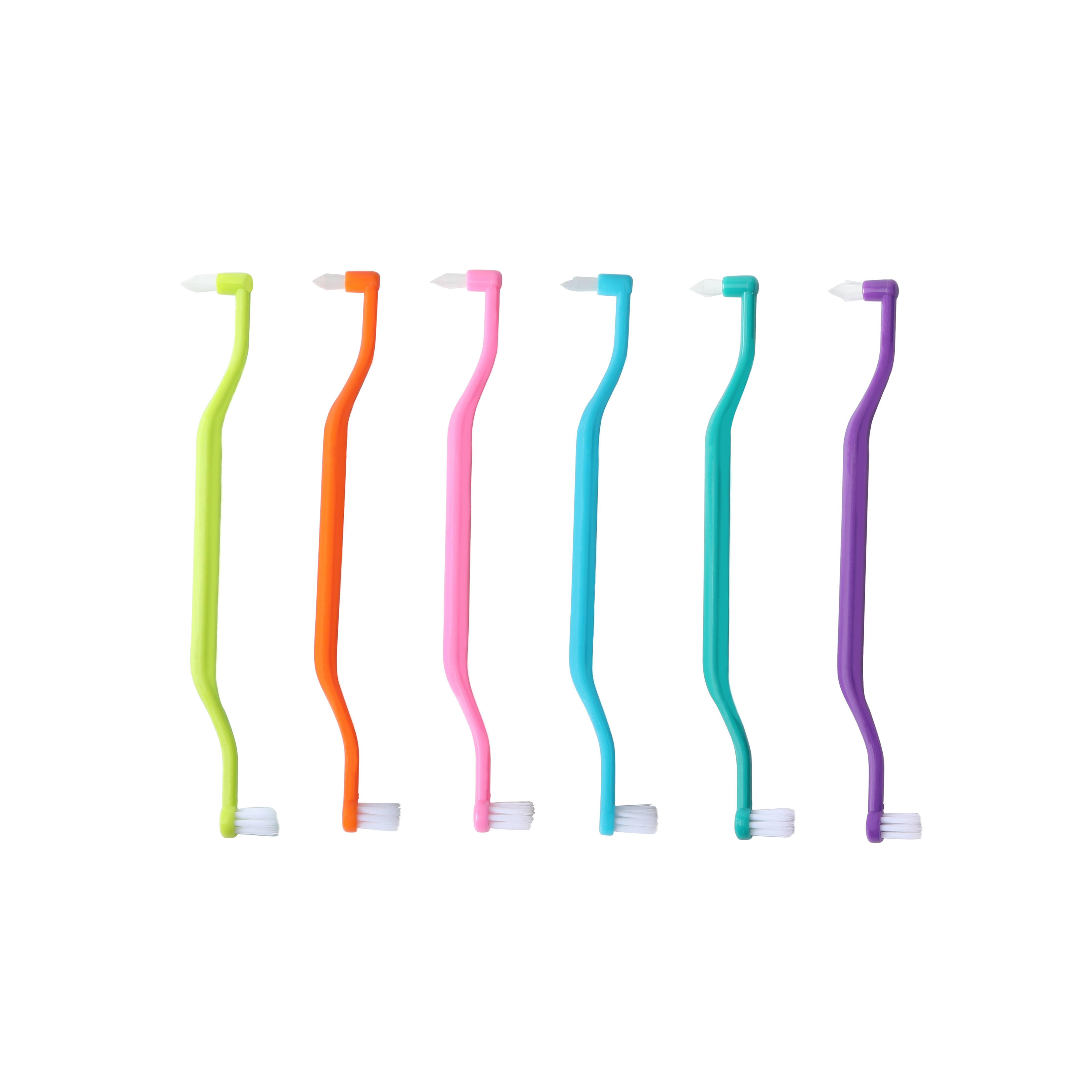 Light-cure Orthodontic Adhesive Double-Headed Toothbrush Interspace Brush for Class III Instrument Classification