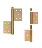 China Thickness 1.5mm 80×45mm Double Leaf Iron Door Hinges wholesale