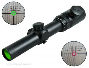 China laser green riflescope 1.25 - 5×26 IR illuminated riflescopes wholesale
