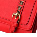 The new solid color long section of the wallet buckle rivets Europe Women's