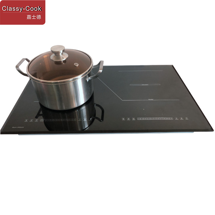 Surface Glass 4400W Induction Double Cooktop With SensorTouch Control