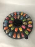 1mm PET One Dozen Macaron Gift Boxes Clamshell Plastic Cookie Tray Packaging