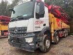2021year Sany 62m Used Concrete Pump Truck With Yellow And Red Color And