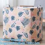 Laundry Baskets with Easy Carry Handles, Hamper, Folding Washing Bins, Family