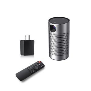 China 854*480 Mini Wifi Smart Pico Projector Metalic HD DLP Projector 4400maH Battery wholesale