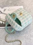 Girls Monogram Mini Designer Purses Chanel Mini Box Bag Green Pink