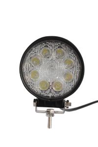 China 5.1 Inch Round Black LED Vehicle Work Light Flood / Spot Beam 24w Epistar Type wholesale