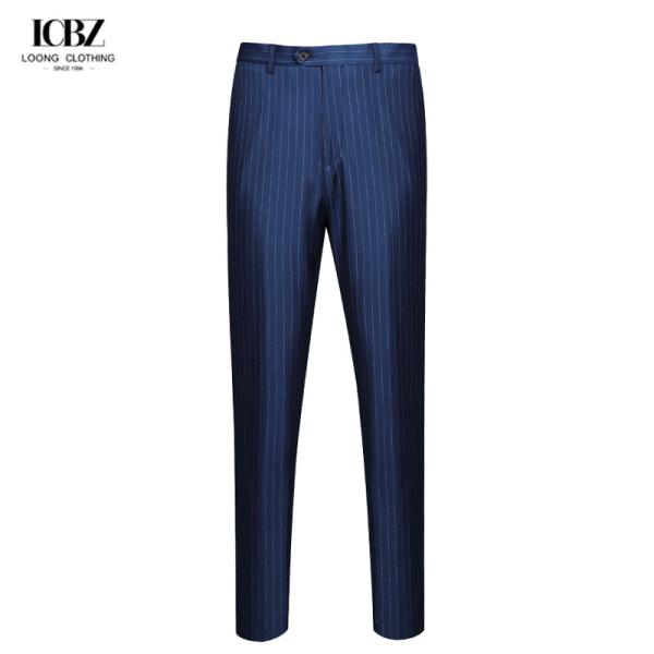 Front Style Flat 50% Wool Casual Thin Slim Chino Pants Mens Men Business