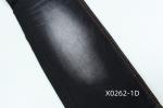 9.6 Oz Black High Stretch Satin Woven Denim Fabric For Jeans