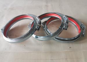 China Dust Extraction System Quick Release Pipe Clamp Duct Flange Clamps 80-600mm wholesale