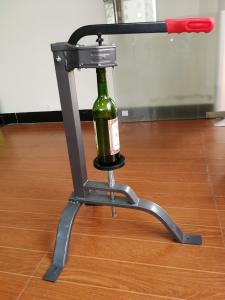 China Standing Hand Corking Machine Large Lever Hj002 With Adjustable Plunger Depth wholesale