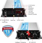 DC24V Pure Sine Wave Hybrid Solar Inverter 3000W MSDS UN38.3