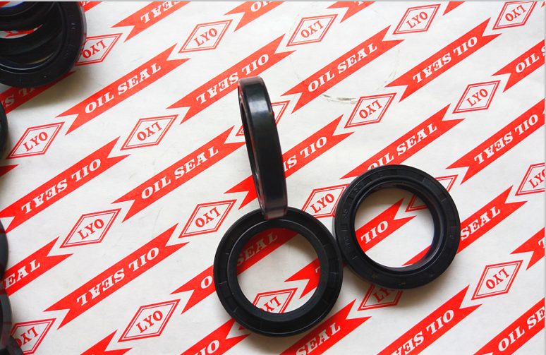 TC framework oil seal,model 35*50*8,NBR material,color is generally biack and brown.