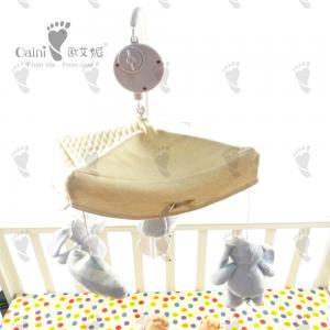 China 30cm Baby Bedding Set 100% Polyester Loveable Infant Turnning Music Cod wholesale