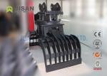 Excavator Hydraulic Sorting Grapple For Demolition Buildings Grab Attachment