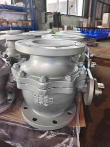 China Industrial DI 6&quot; Flanged Ball Valve For Pipeline DN150 wholesale
