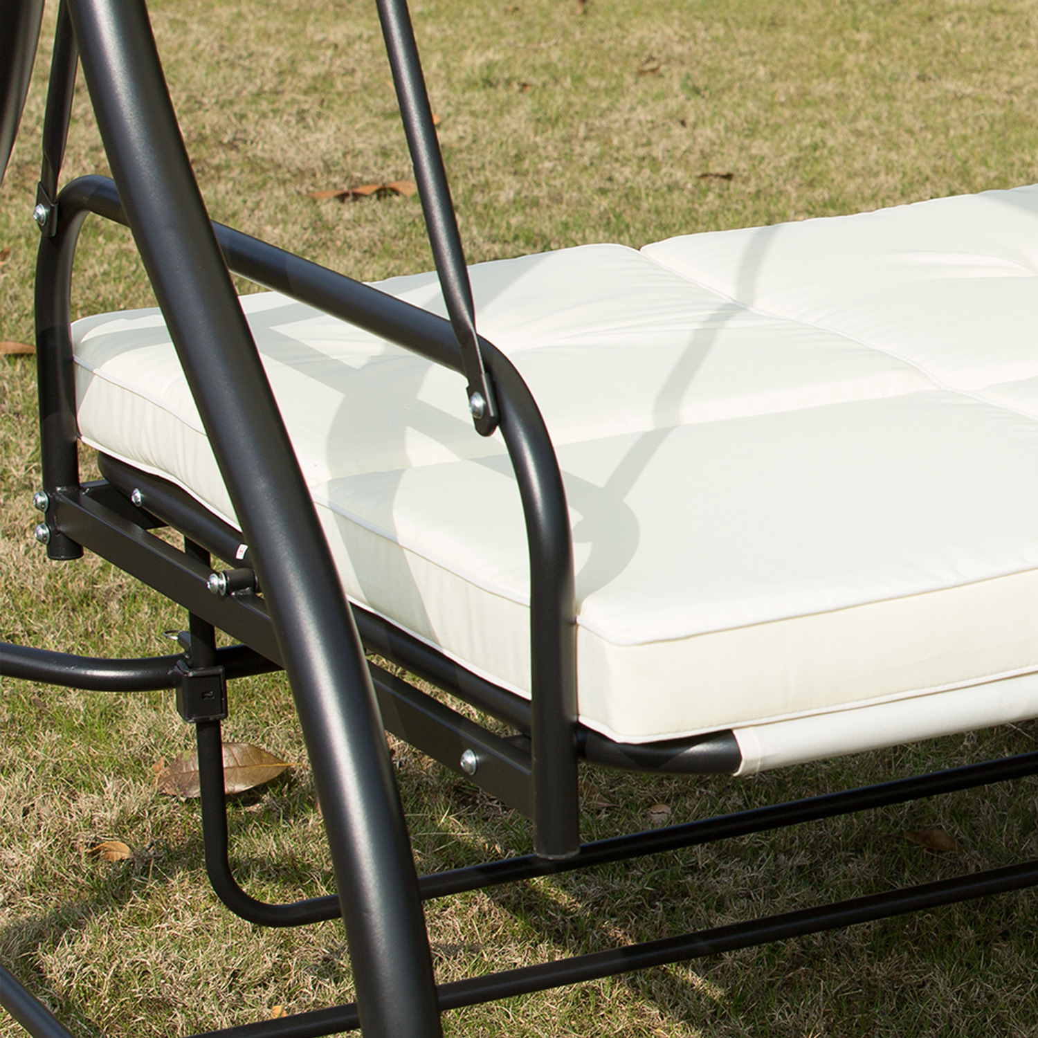 Transform Your Outdoor Space with 3 Seater Swing Chair Hammock Bed from AJUNION