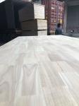Customized 1220x2440mm Carbonized Solid Wood Panel Rubber Finger Joint Hardwood