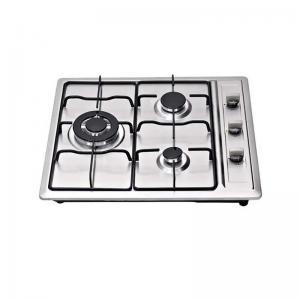 China 3 Burner Stainless Steel Built In Gas Cooktop Kitchen Appliance Gas Stove wholesale