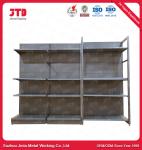 OEM Gray L Shaped Corner Shelf 82in 6 Tier Corner Shelf
