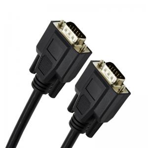 China High Quality Gold-plated Connector High speed VGA Cable 1.5m 3m 5m 10m for computer projector monitor screen wholesale