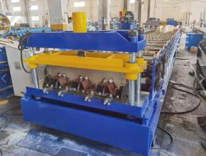 China PLC Control Metal Floor Deck Roll Forming Machine Automatic on sale