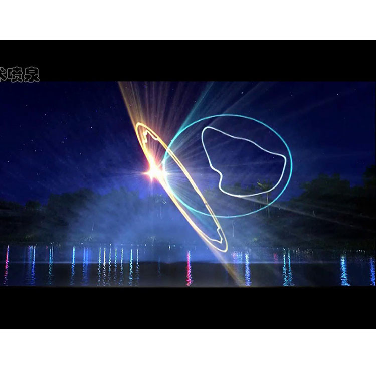 Stainless Steel Water Screen Show / 3d Water Projection CE RoHS Approved
