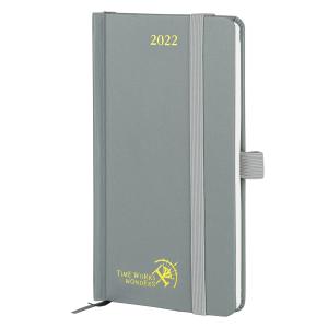 China 6.3''X4.3'' Traveller Vertical Layout Planner Custom Grey Hardcover wholesale