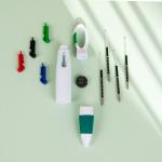 Four Color Ink Ball Pen Mountaineering Buckle Shape Plastic Ballpoint Pen