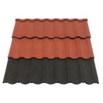 Brick Red Bond Classic Stone Coated Aluzinc Galvalume Metal Roofing Tiles Heat