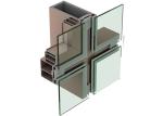 Curtain Wall Aluminium Profiles Powder Coating Aluminum Extrusion Framing