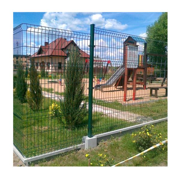 Low Carbon Steel Wire Hot Dipped Galvanized 3D Curved Fence for Garden and Arena