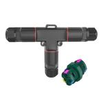 Outdoor 3 Core Waterproof Data Connector M20 Quick Card Press Quick Connector