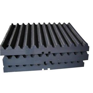 China jaw crusher plate jaw plate fixed jaw swing jaw jaw crusher spare and wear parts shanbao pe400*600jaw plate wholesale