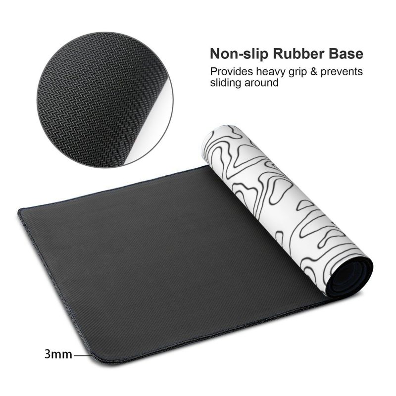 Large Size XXL XXXL Custom Logo Waterproof Computer Keyboard MousePads for Extended Gaming