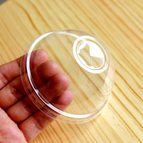 100 Count Recyclable Multifunctional Snap On Plastic Round Cup Lids with Custom
