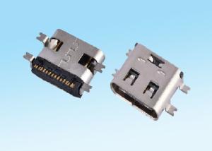 China SMT Type 16 Pin USB Type C Connector Thermoplastic Housing In Fast Charging Usb Cable wholesale