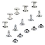 Custom All Size Metal Double Cap Stainless Steel Brass Clothing Rivets For