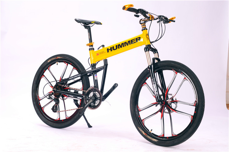 High grade OEM customized logo Shimano M610 aluminium alloy folding mountain bicycle for travel