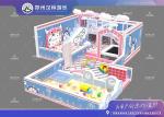 Children Indoor Playground Equipment Plastic Slide 150 Kids Play Maze