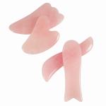 4 Pieces Rose Quartz Jade Gua Sha