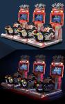 Dreamland coin operated 26inch motorbike simulator game machine kids play moto