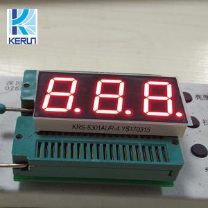 China 0.8inch 7 Segment 3 Digit Led Display Module For Car USB MP3 Player wholesale