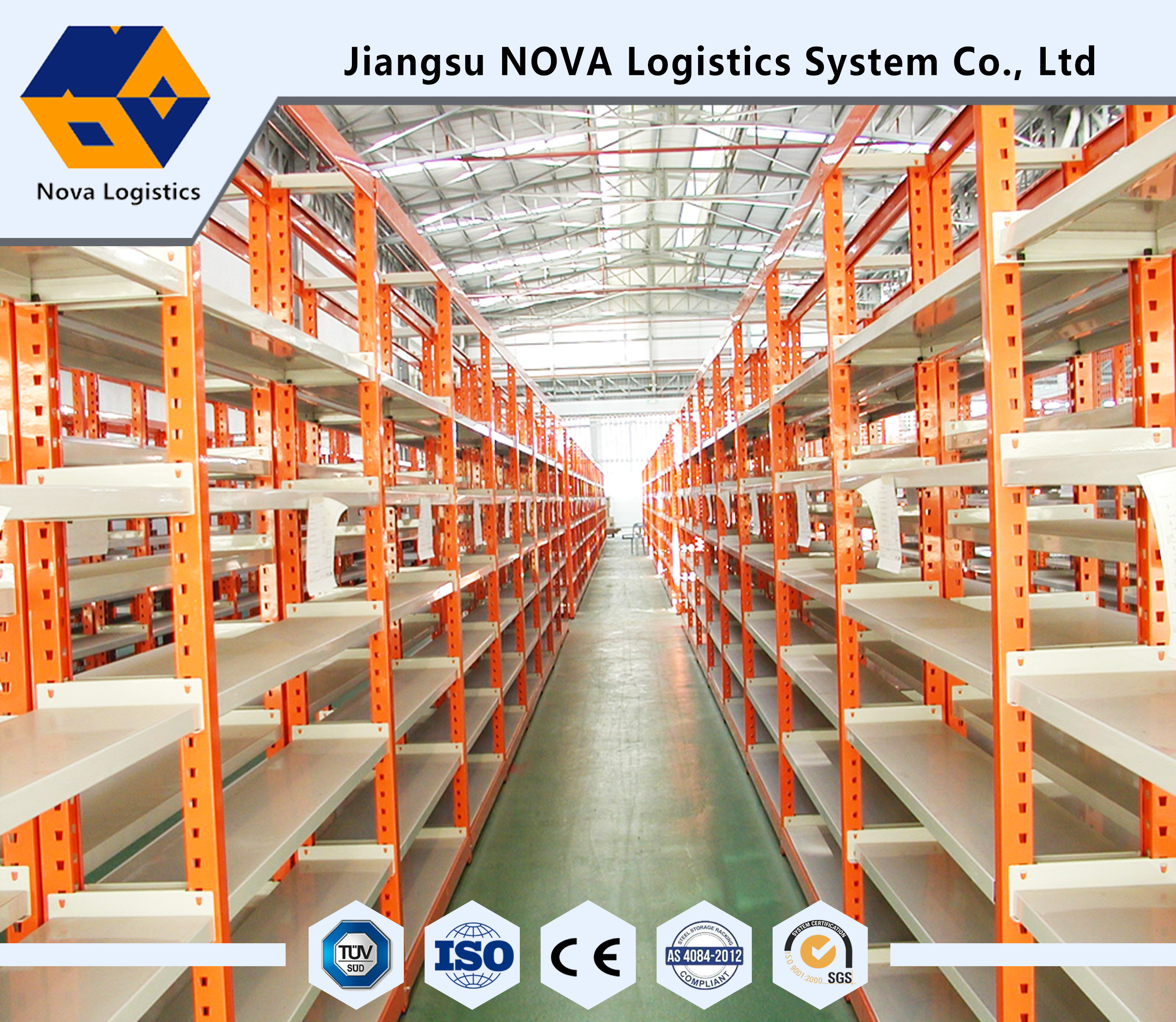 Customized Medium Duty Metal Storage Shelving For Goods , Warehouse Pallet Racking