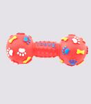Soft Rubber Bone Dog Vinyl Pet Toys Non Toxic 20cm Length 43 Gram EN71
