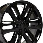 Chrome Black 3918 22 Inch Ford Replica Wheels 22x9 for Trucks F150 Style