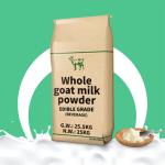 Whole Full Fat Cream Powdered Goat Milk no Sugar All Ages