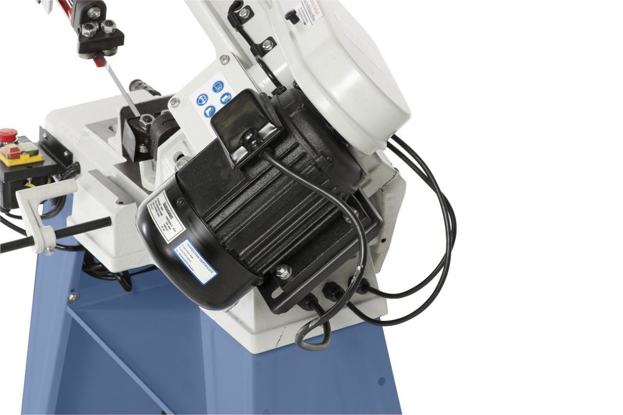 Mini Small Portable Horizontal Metal Band Saw Machine BS-115 with blade free supply